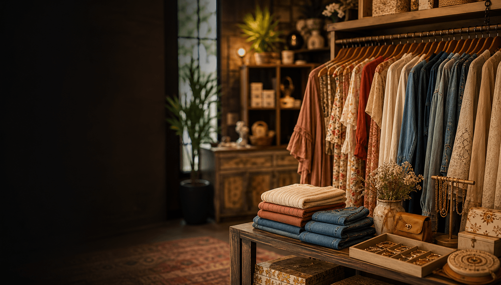 Ropa, accesorios y detalles de boutique familiar