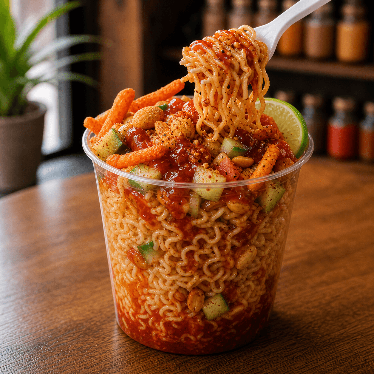 Referencia de Maruchan preparado